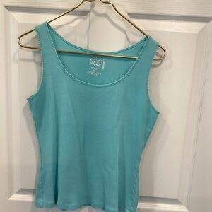 St. John's Bay Turquoise Tank Top